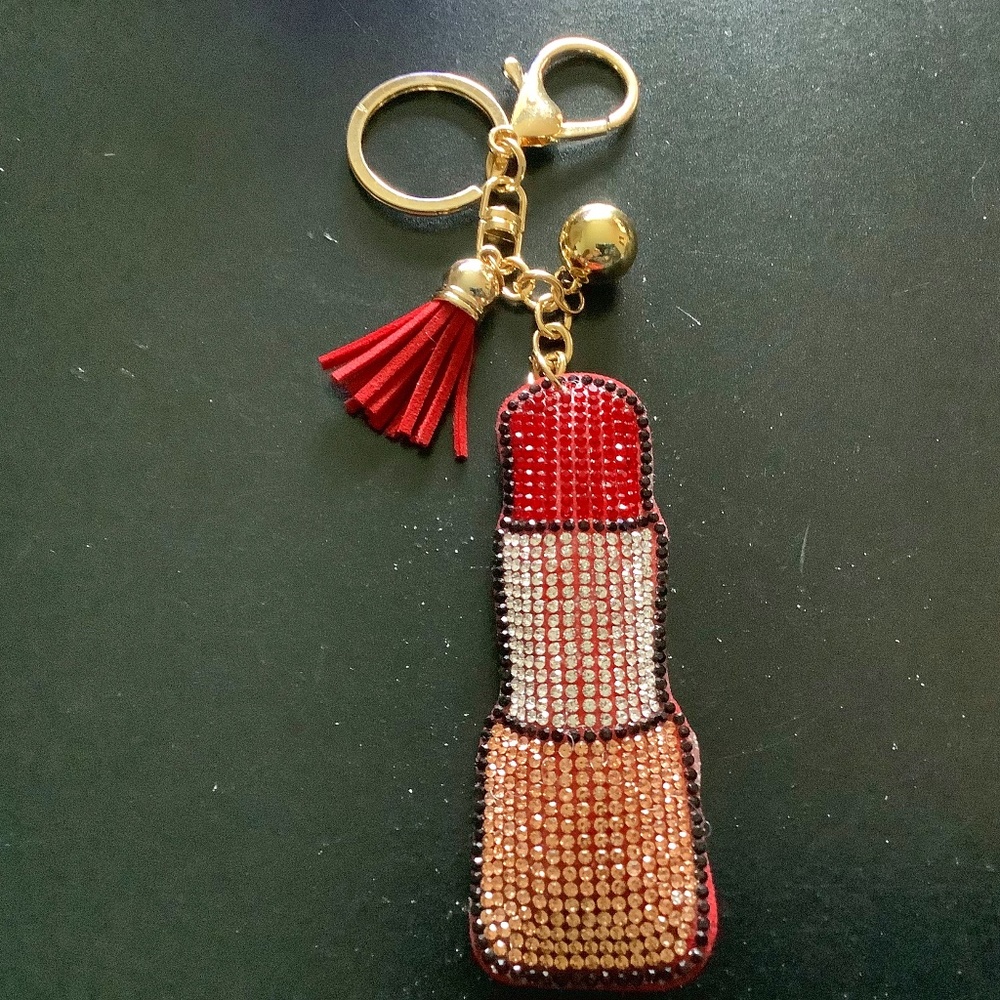 New Lipstick  Blinging Keychain